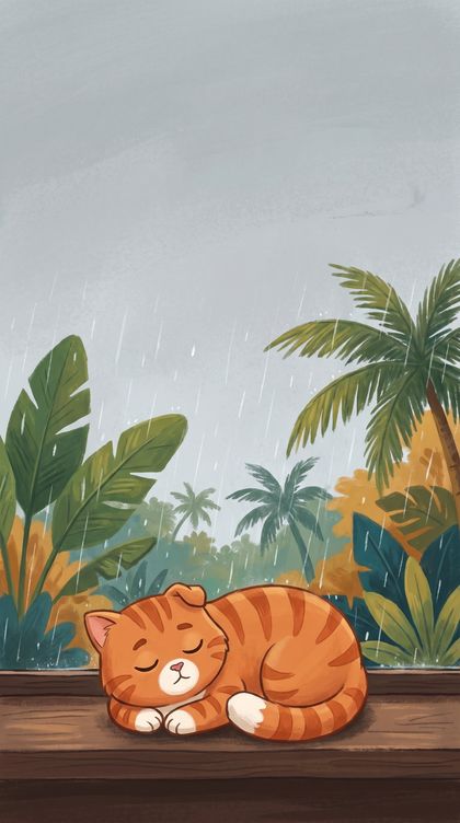 Phone wallpaper: Rainy window